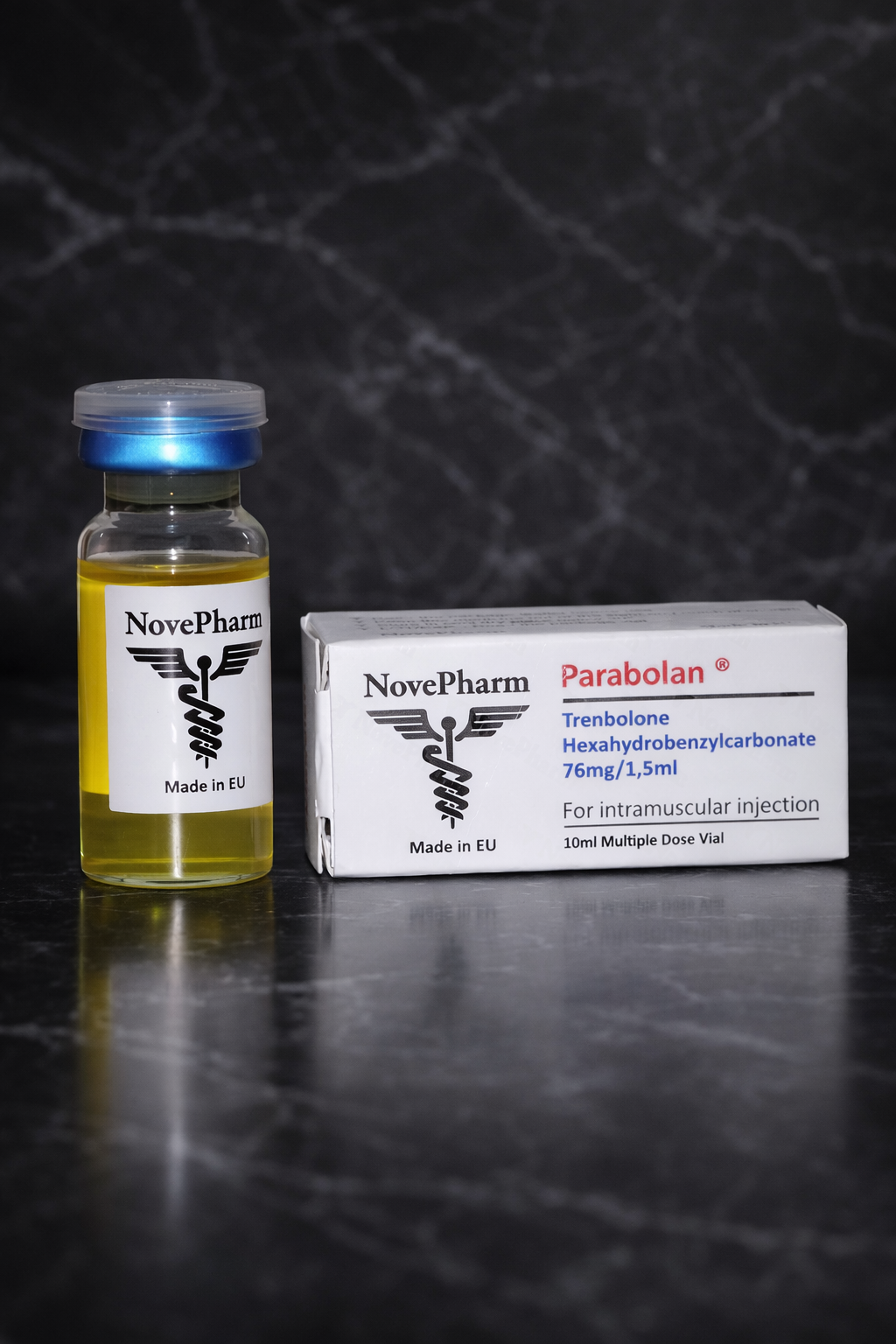 Parabolan 9-16 Nove Pharm Parabolan/Trenbolone hexahydronenzylcarbonate 10ml-1,5ml/76mg - Image 1